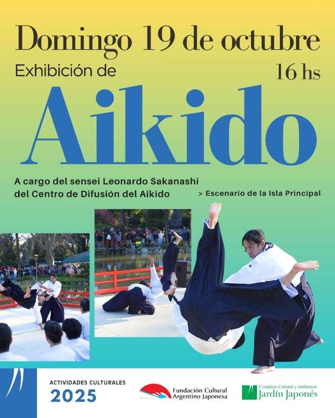 Exhibición de Aikido | Domingo 19 de octubre, 16 hs