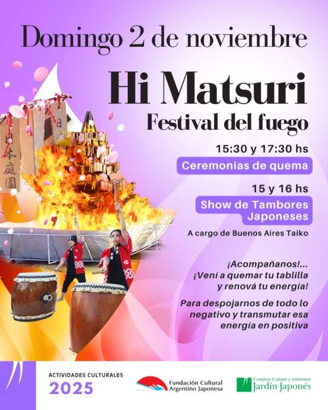 Hi Matsuri. Festival del fuego | 07 de Octubre 2025