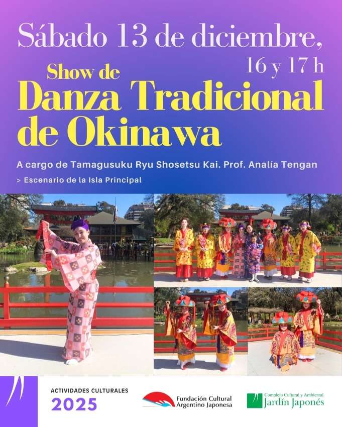Show de danza tradicional de Okinawa | Sábado 13 de diciembre, 16 y 17 h
